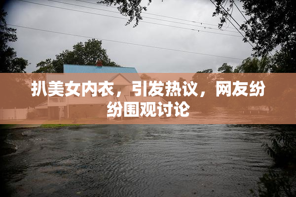 扒美女内衣，引发热议，网友纷纷围观讨论