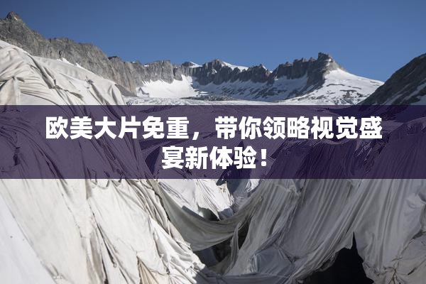 欧美大片免重，带你领略视觉盛宴新体验！