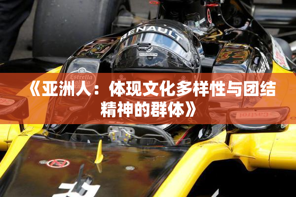 《亚洲人：体现文化多样性与团结精神的群体》