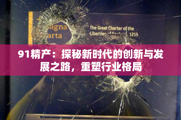 91精产：探秘新时代的创新与发展之路，重塑行业格局