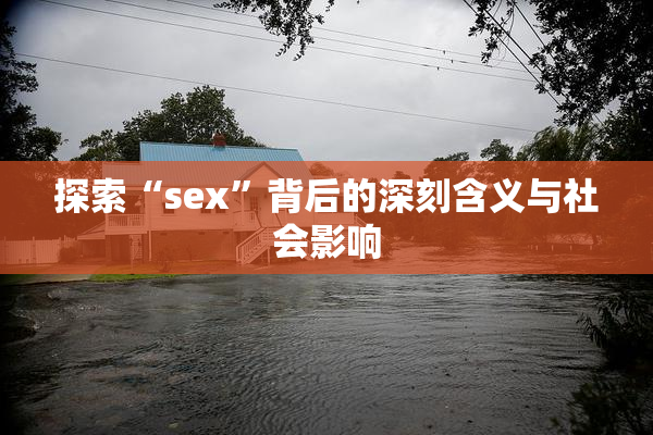 探索“sex”背后的深刻含义与社会影响