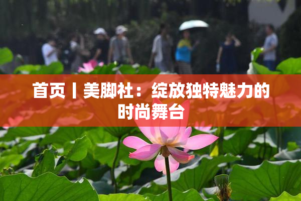 首页丨美脚社：绽放独特魅力的时尚舞台