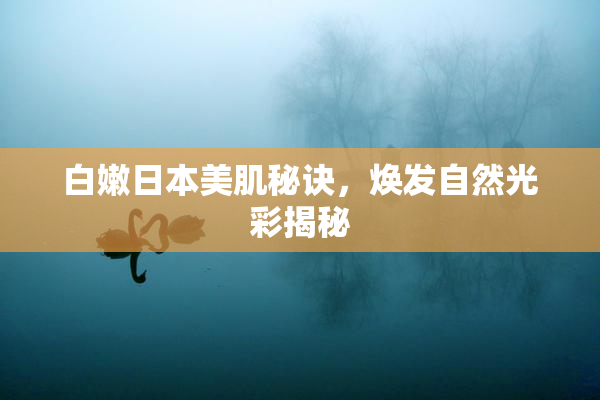 白嫩日本美肌秘诀，焕发自然光彩揭秘