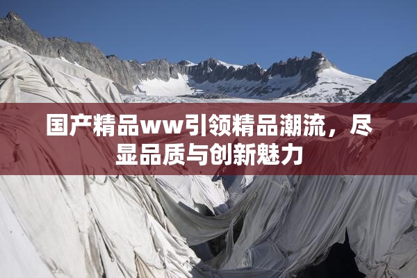 国产精品ww引领精品潮流，尽显品质与创新魅力