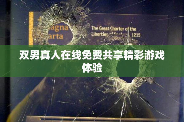 双男真人在线免费共享精彩游戏体验