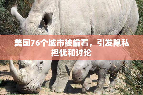 美国76个城市被偷看，引发隐私担忧和讨论