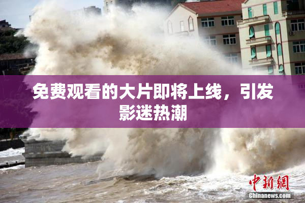 免费观看的大片即将上线，引发影迷热潮