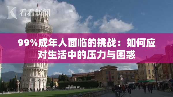 99%成年人面临的挑战：如何应对生活中的压力与困惑