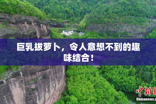 巨乳拔萝卜，令人意想不到的趣味结合！