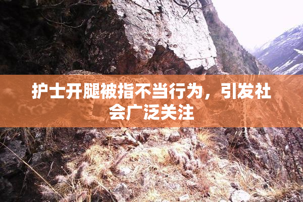 护士开腿被指不当行为，引发社会广泛关注