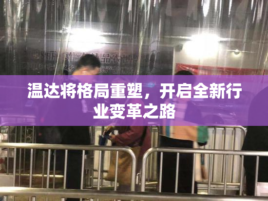 温达将格局重塑，开启全新行业变革之路