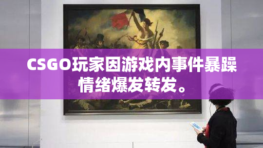 CSGO玩家因游戏内事件暴躁情绪爆发转发。