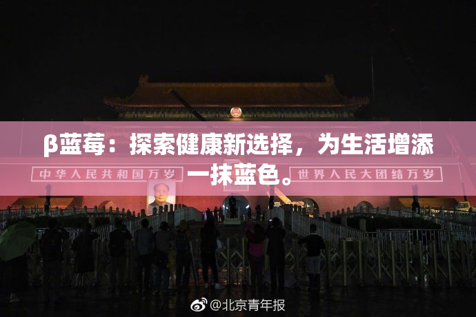 β蓝莓：探索健康新选择，为生活增添一抹蓝色。