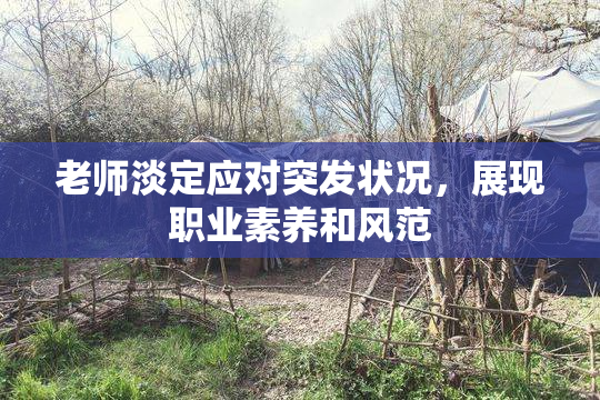 老师淡定应对突发状况，展现职业素养和风范