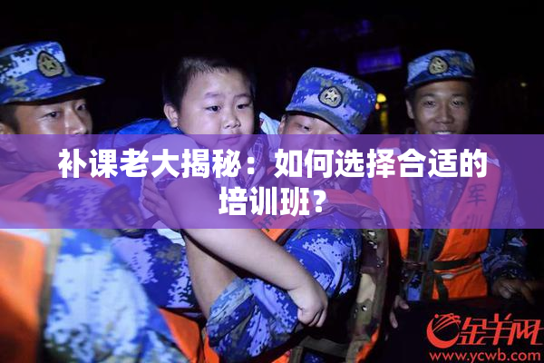 补课老大揭秘：如何选择合适的培训班？