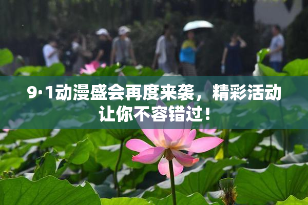 9·1动漫盛会再度来袭，精彩活动让你不容错过！