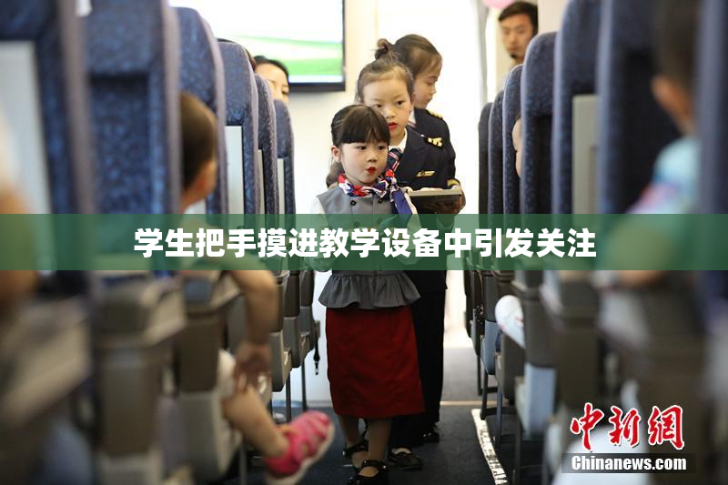 学生把手摸进教学设备中引发关注