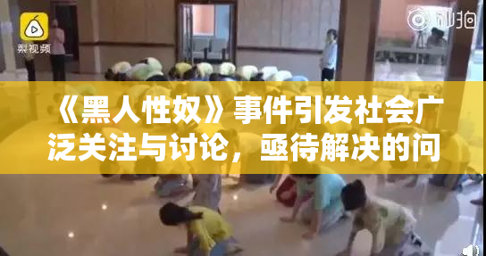 《黑人性奴》事件引发社会广泛关注与讨论，亟待解决的问题浮出水面