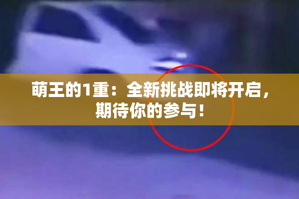萌王的1重：全新挑战即将开启，期待你的参与！