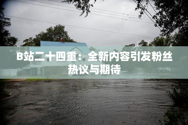 B站二十四重：全新内容引发粉丝热议与期待