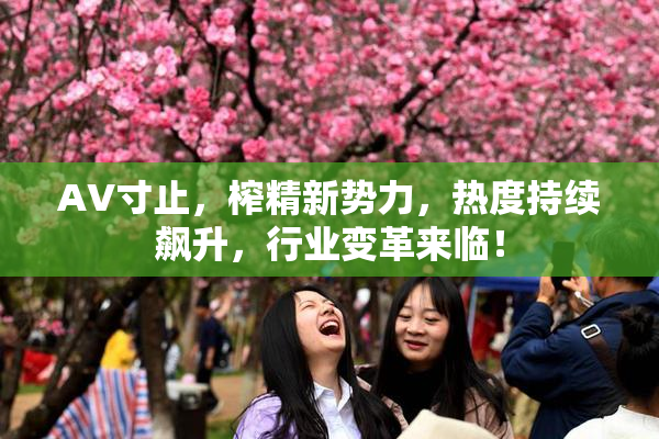 AV寸止，榨精新势力，热度持续飙升，行业变革来临！