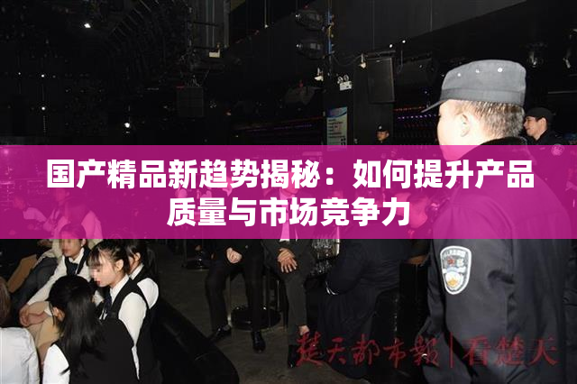 国产精品新趋势揭秘：如何提升产品质量与市场竞争力