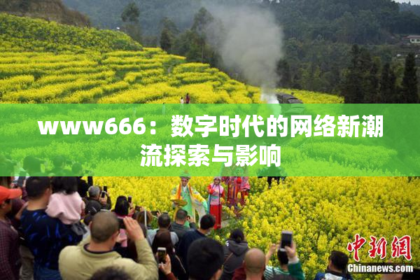 www666：数字时代的网络新潮流探索与影响