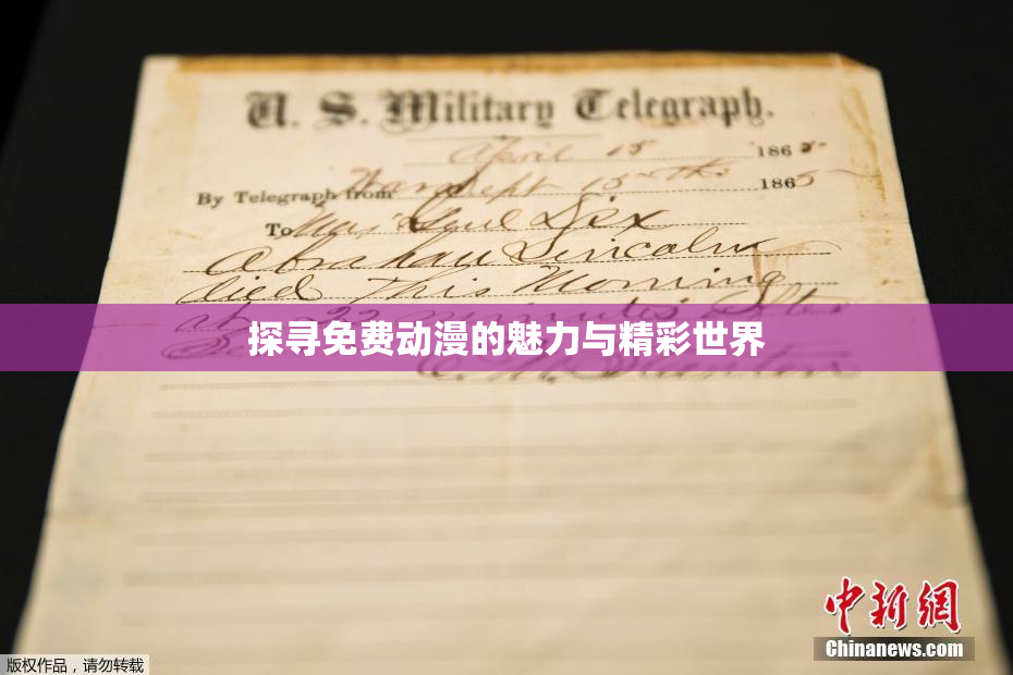 探寻免费动漫的魅力与精彩世界