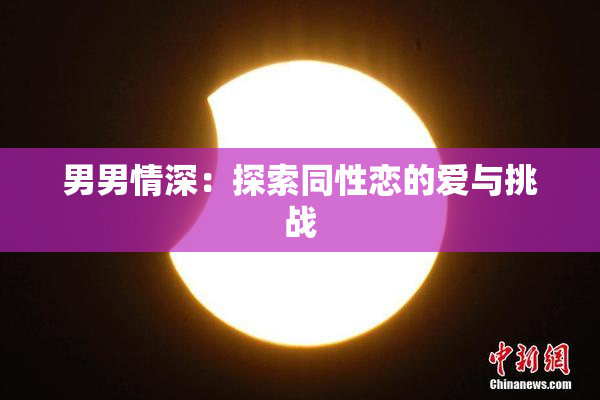 男男情深：探索同性恋的爱与挑战
