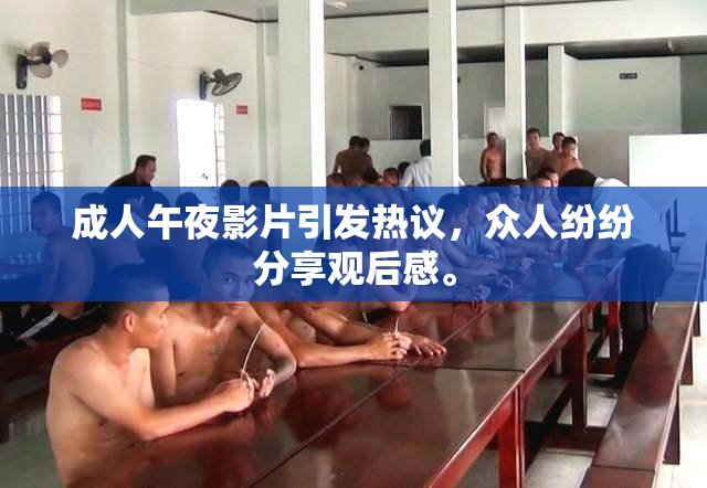 成人午夜影片引发热议，众人纷纷分享观后感。