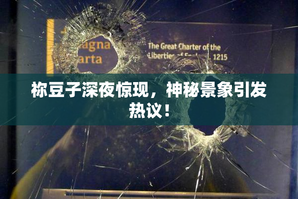 祢豆子深夜惊现，神秘景象引发热议！