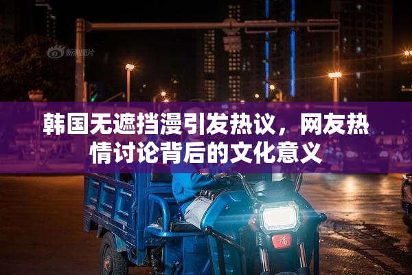 韩国无遮挡漫引发热议，网友热情讨论背后的文化意义