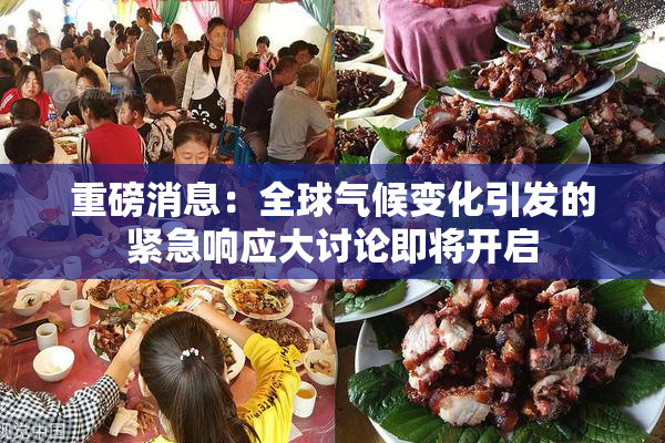 重磅消息：全球气候变化引发的紧急响应大讨论即将开启