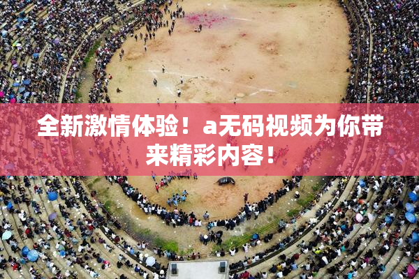 全新激情体验！a无码视频为你带来精彩内容！