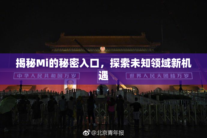 揭秘Mi的秘密入口，探索未知领域新机遇