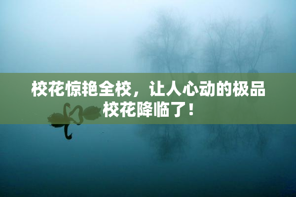 校花惊艳全校，让人心动的极品校花降临了！