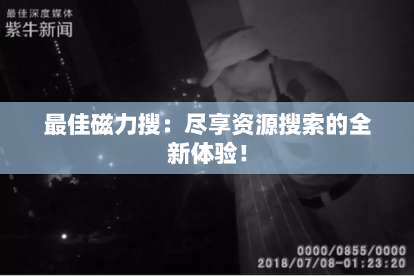 最佳磁力搜：尽享资源搜索的全新体验！