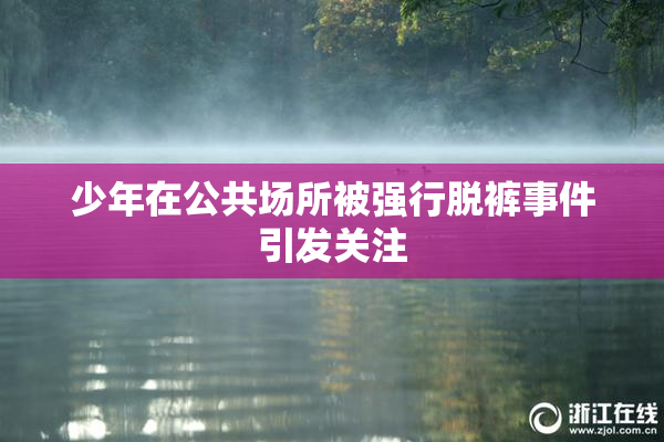 少年在公共场所被强行脱裤事件引发关注
