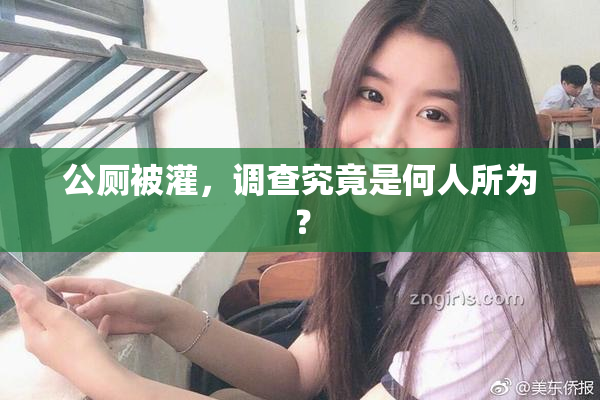 公厕被灌，调查究竟是何人所为？