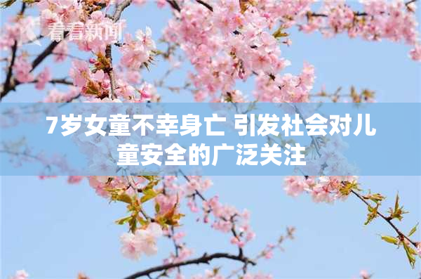 7岁女童不幸身亡 引发社会对儿童安全的广泛关注
