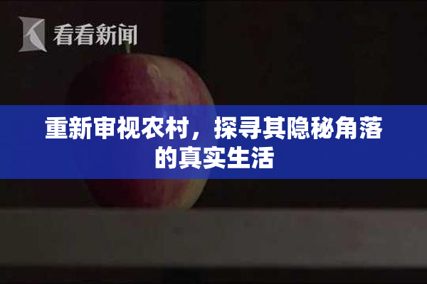 重新审视农村，探寻其隐秘角落的真实生活