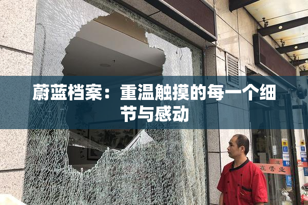 蔚蓝档案：重温触摸的每一个细节与感动