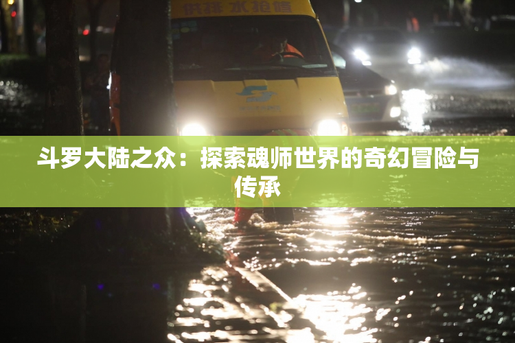 斗罗大陆之众：探索魂师世界的奇幻冒险与传承