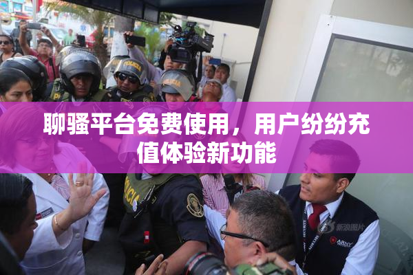聊骚平台免费使用，用户纷纷充值体验新功能