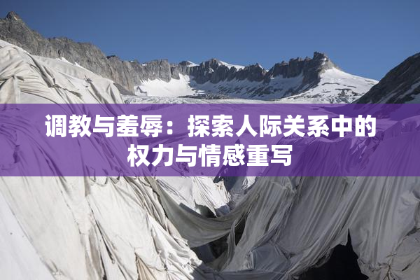 调教与羞辱：探索人际关系中的权力与情感重写
