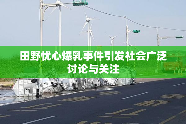 田野忧心爆乳事件引发社会广泛讨论与关注