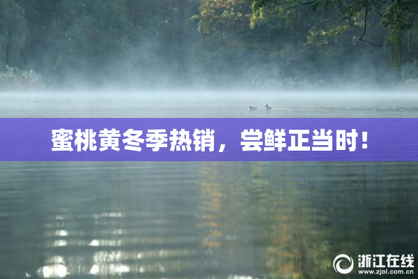 蜜桃黄冬季热销，尝鲜正当时！