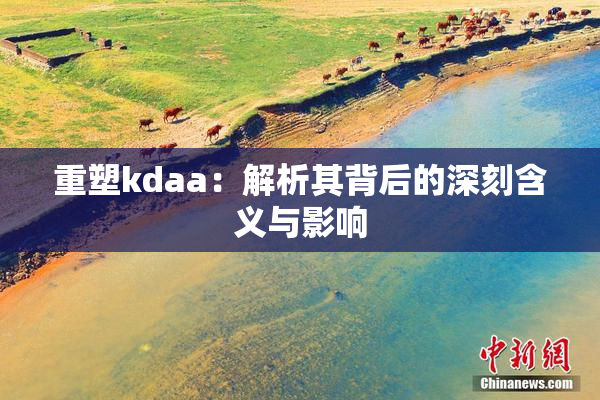重塑kdaa：解析其背后的深刻含义与影响