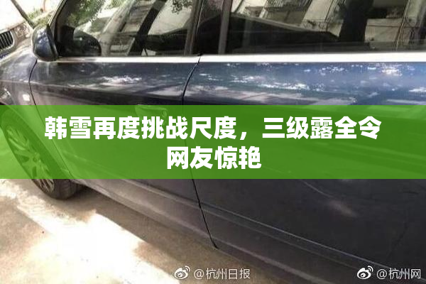 韩雪再度挑战尺度，三级露全令网友惊艳