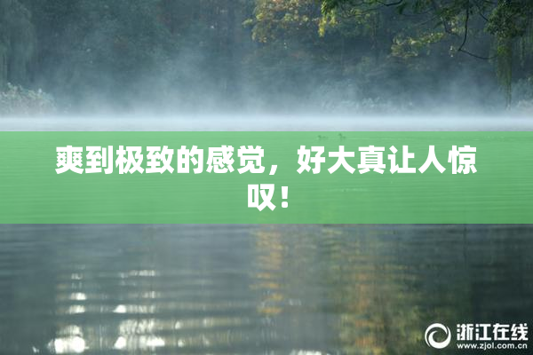 爽到极致的感觉，好大真让人惊叹！